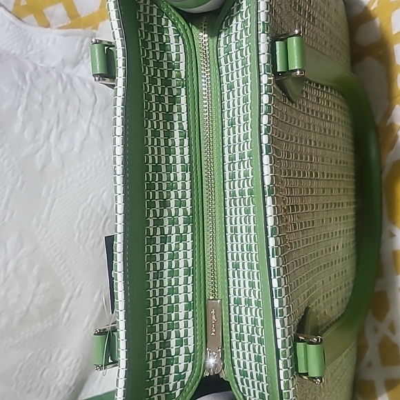 KATE SPADE LARGE STRAW TWEED TOTE-NEW - Picture 3 of 6